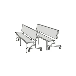 8' Convertible Bench