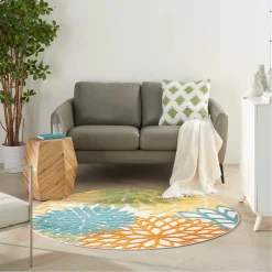 5'3" Round Area Rug