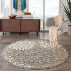 4' Round Area Rug