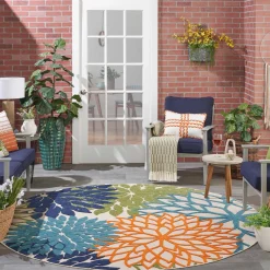 4' Round Area Rug