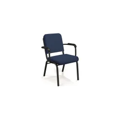 1000 Series Premium Upholstered Stack Chair with Arms