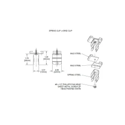 8' Track Set for Tiled Ceiling - For 8'6"W Curtain
