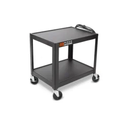 26" Two-shelf Steel AV Cart
