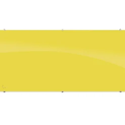 8' W x 4' H Magnetic Square Corner Glass Board