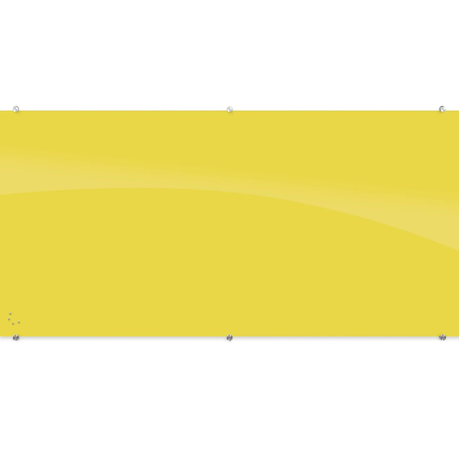 8' W x 4' H Magnetic Square Corner Glass Board