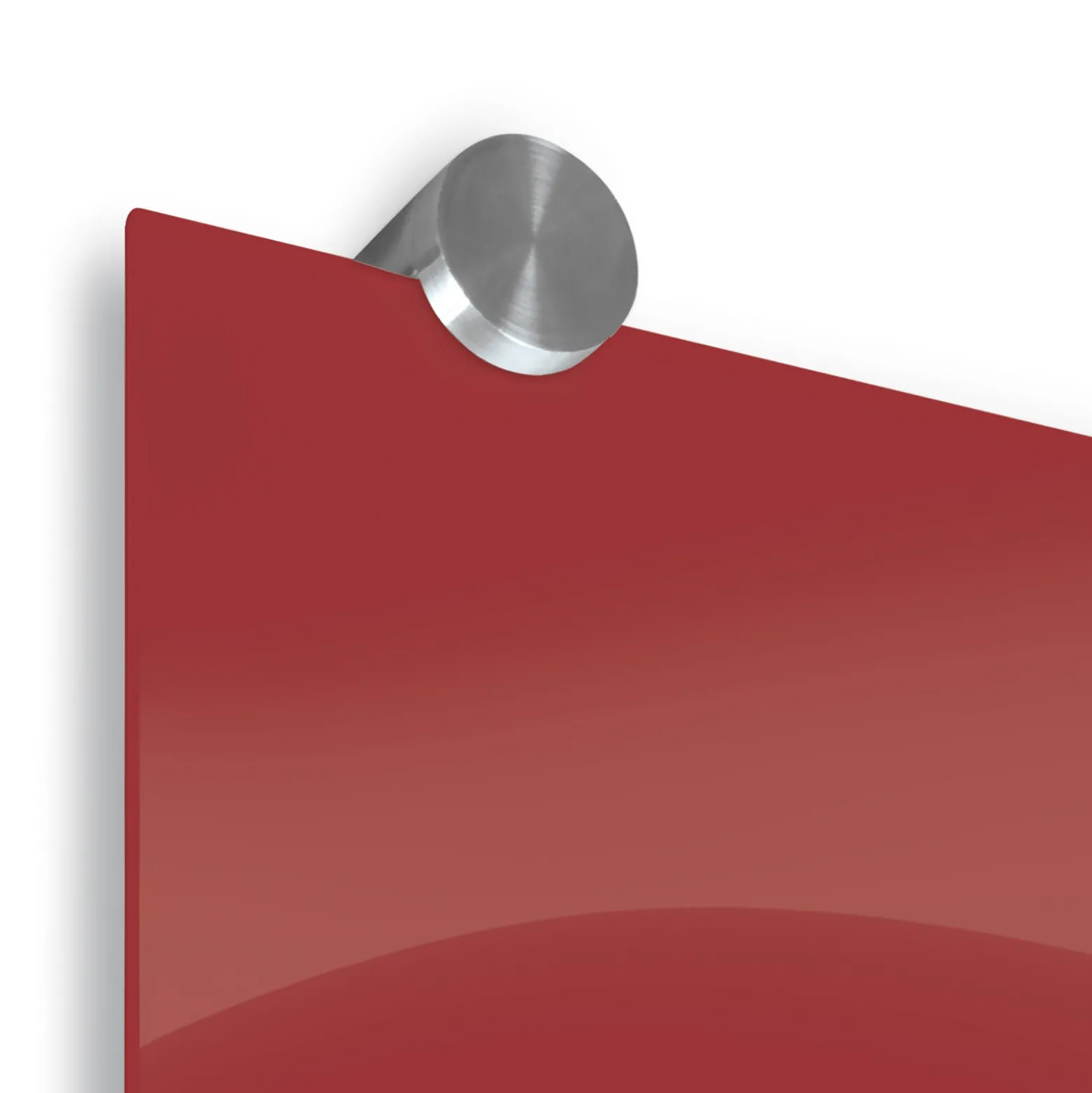 8' W x 4' H Magnetic Square Corner Glass Board