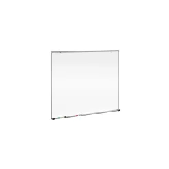 5' W x 4' H Porcelain White Board with Aluminum Frame