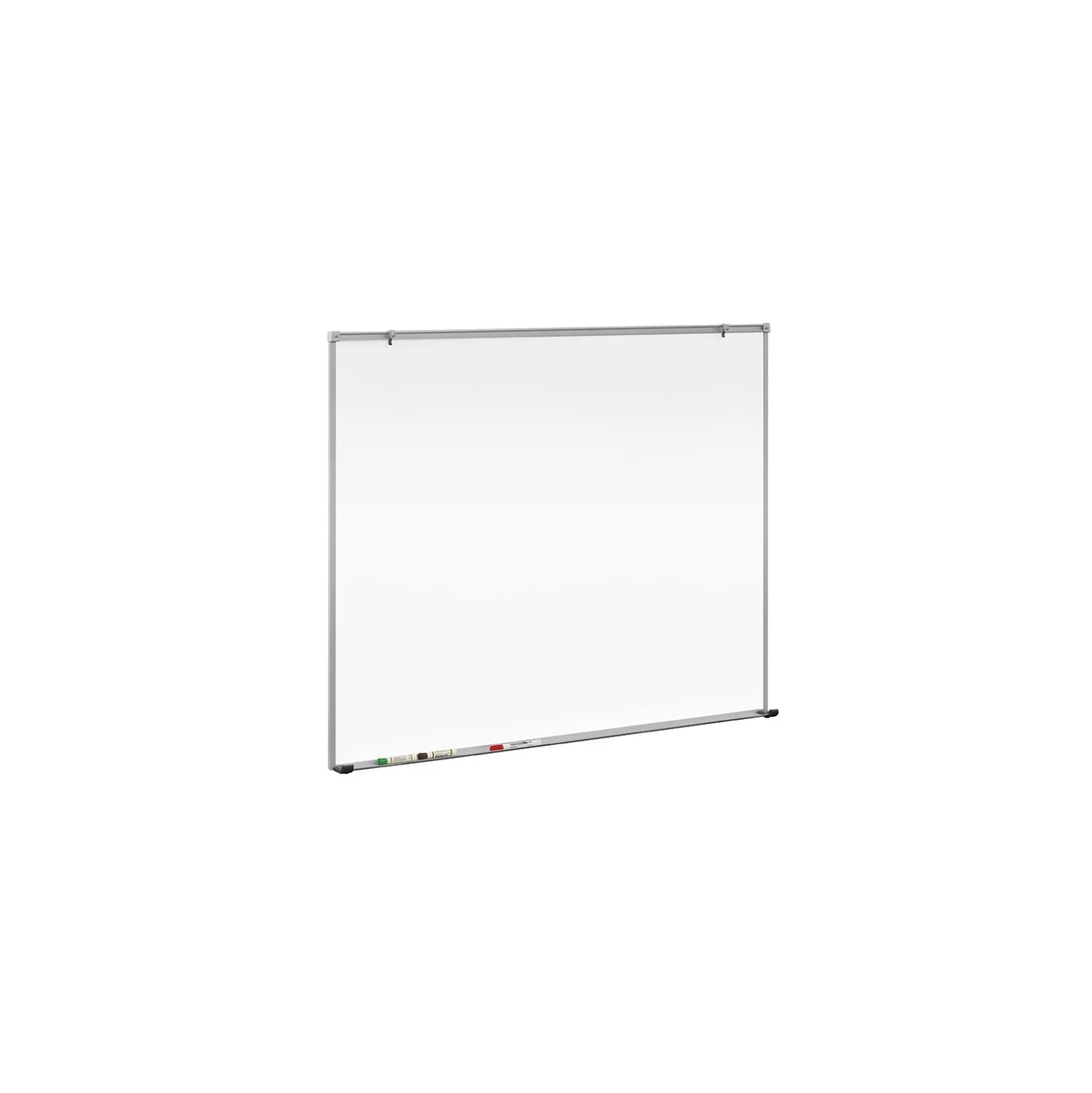 5' W x 4' H Porcelain White Board with Aluminum Frame