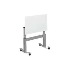 Adjustable Height Flip Top Whiteboard Table - 48