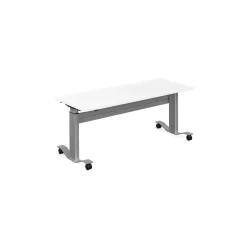 Adjustable Height Flip Top Whiteboard Table - 60"W