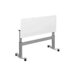 Adjustable Height Flip Top Whiteboard Table - 72