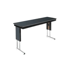 Adjustable Height Folding Leg Seminar Table - 72" x 24"