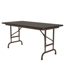 Adjustable Height Folding Table 24"W x 48"L x 22-32"H