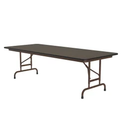 Adjustable Height Folding Table 30"W x 60"L x 22-32"H