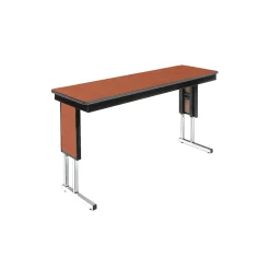 Adjustable Height Folding Leg Seminar Table - 96" x 24"