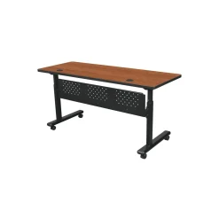 Adjustable Height Mobile Flipper Table with Modesty Panel - 60