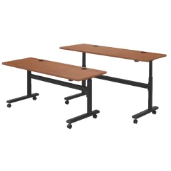 Adjustable Height Mobile Flipper Table - 60