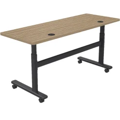 Adjustable Height Mobile Flipper Table - 60