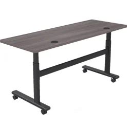 Adjustable Height Mobile Flipper Table - 60