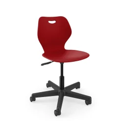 Adjustable Height Mobile Student Task Chair - 16.5"-21.5"H Seat
