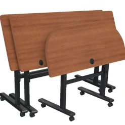 Adjustable Height Mobile Flipper Table - 72