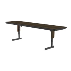 Adjustable Height Panel Leg Table 72