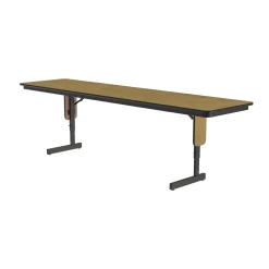 Adjustable Height Panel Leg Table 72