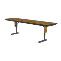 Adjustable Height Panel Leg Table 60