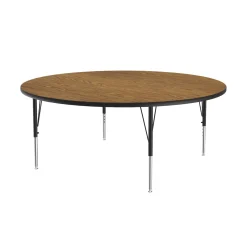 Adjustable Height Round Table 60" Diameter