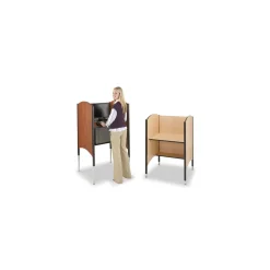 Adjustable Height Sit-Stand Kiosk