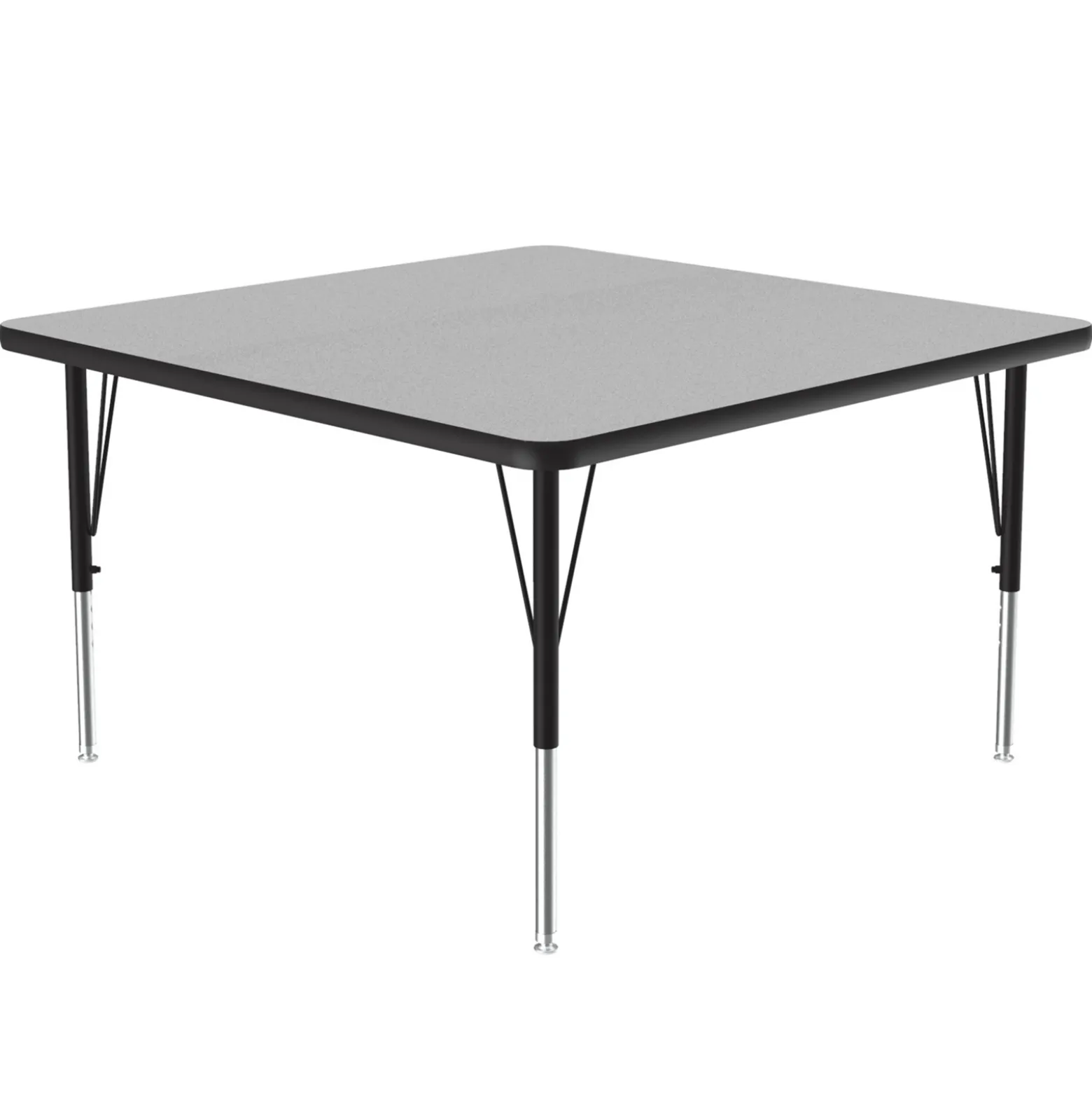 Adjustable Height Square Table 48"x48"