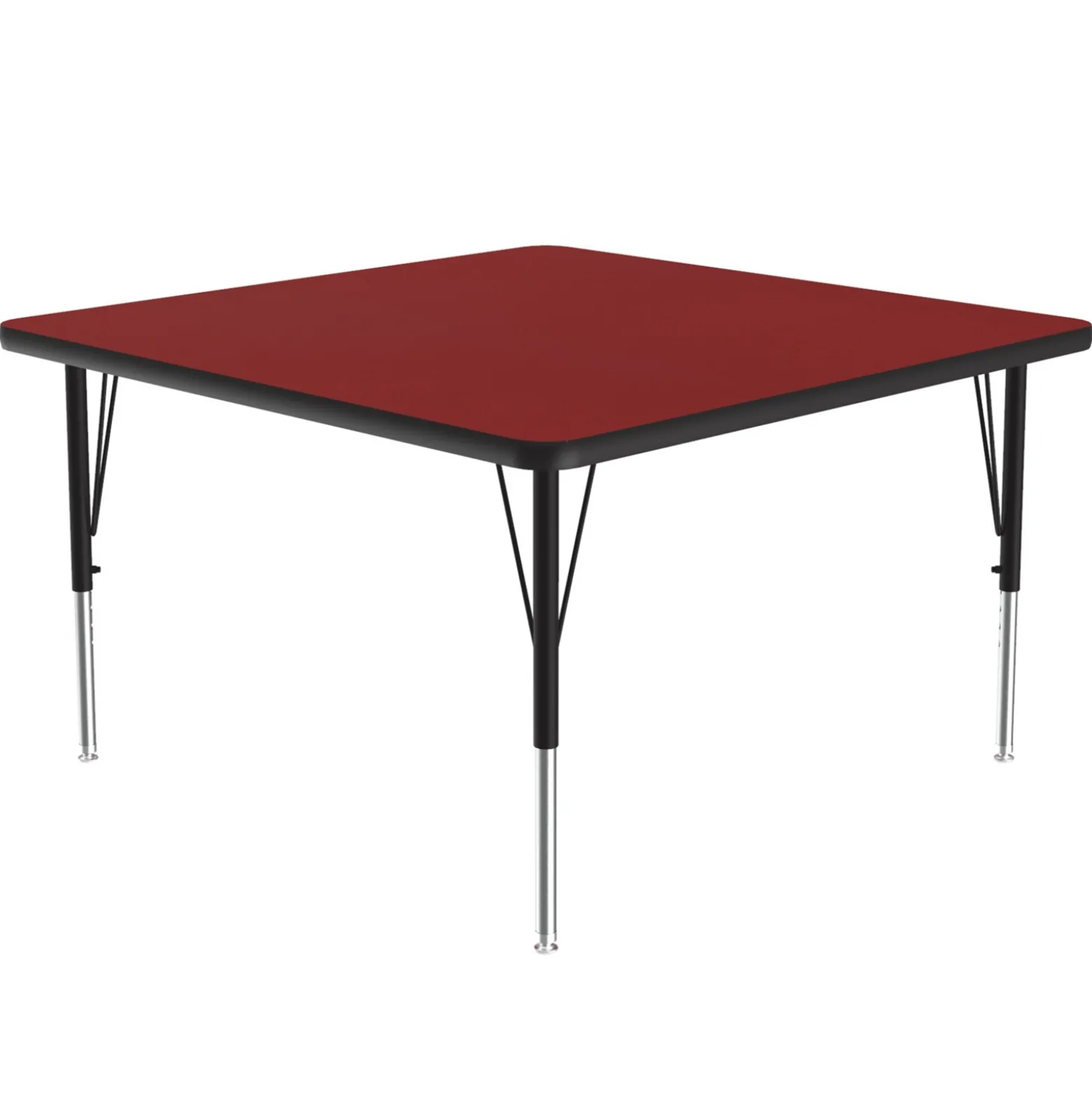 Adjustable Height Square Table 48"x48"