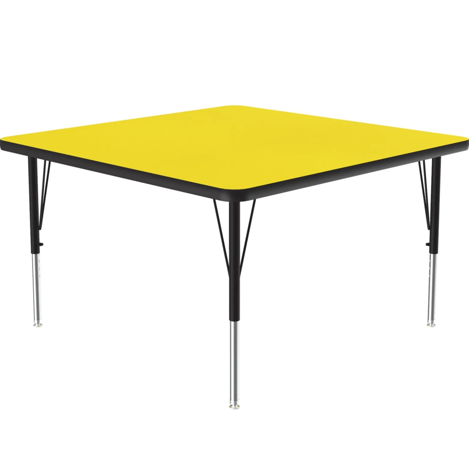 Adjustable Height Square Table 48"x48"