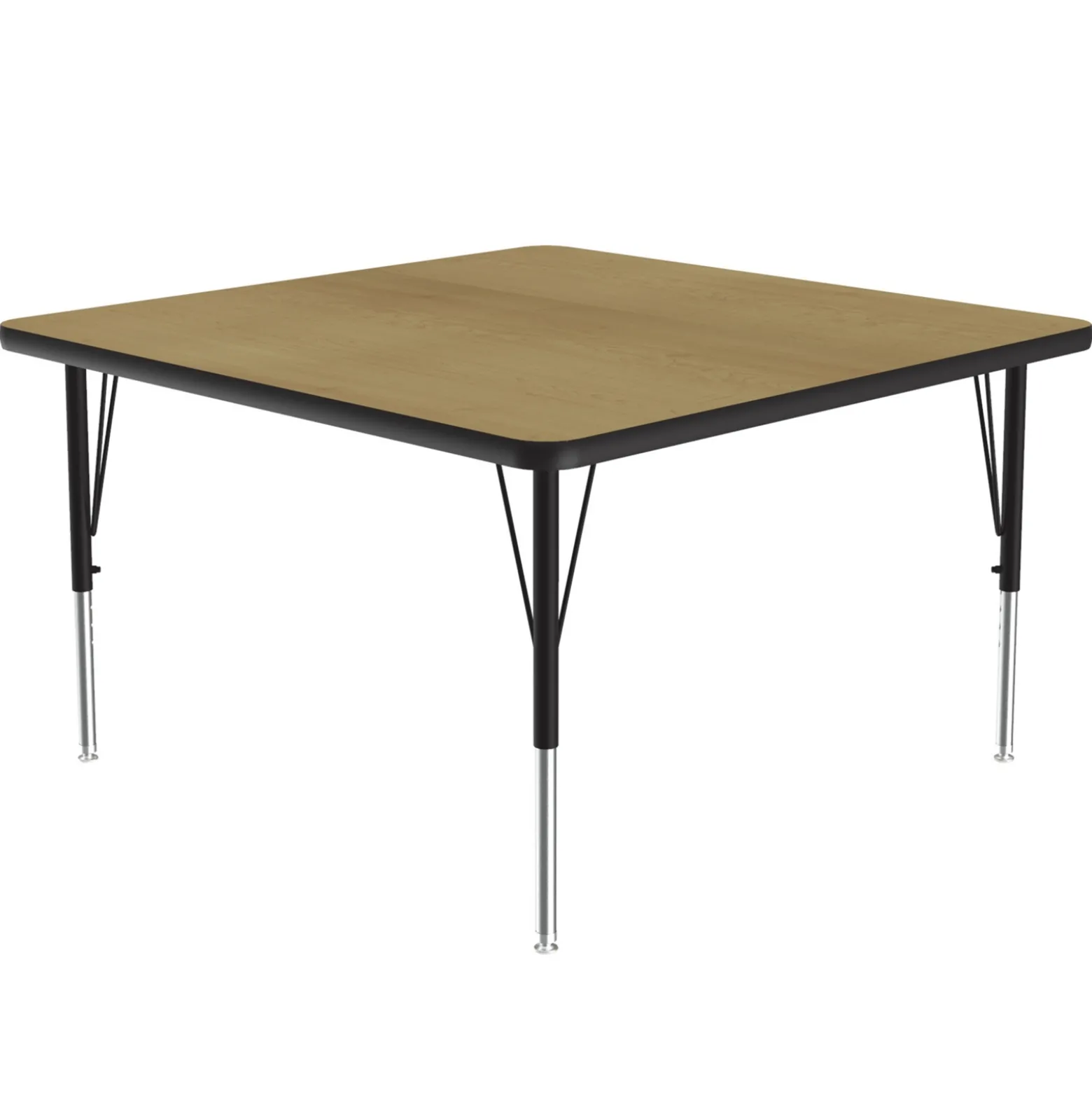 Adjustable Height Square Table 48"x48"
