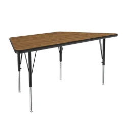 Adjustable Height Trapezoidal Table 30