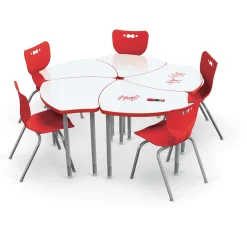 Adjustable Height Whiteboard Desk - 30
