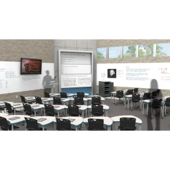 Adjustable Height Whiteboard Desk - 30