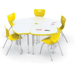 Adjustable Height Whiteboard Desk - 30