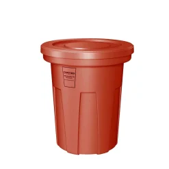All environment Heavy Duty Waste Receptacle with floor glides-40 Gallon