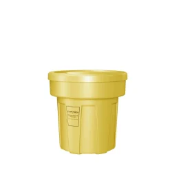 All environment Heavy Duty Waste Receptacle with floor glides-25 Gallon