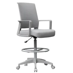All Grey Task Stool