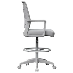 All Grey Task Stool