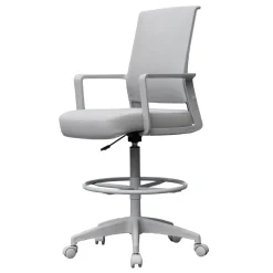 All Grey Task Stool