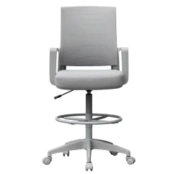 All Grey Task Stool