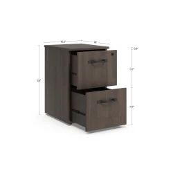Allure 2 Drawer File Pedestal - 16