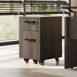 Allure 2 Drawer Mobile File Pedestal - 16"W x 19"D