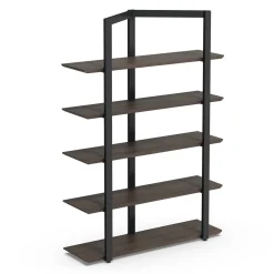 Allure 5 Shelf Bookcase - 48