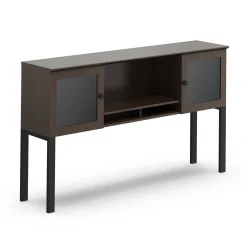 Allure Credenza-Supported Storage Hutch - 66