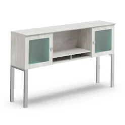 Allure Credenza-Supported Storage Hutch - 66