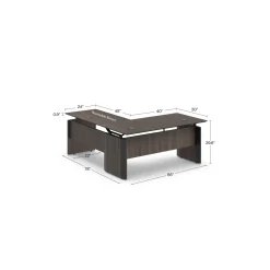 Allure Executive L-Shaped Desk 66